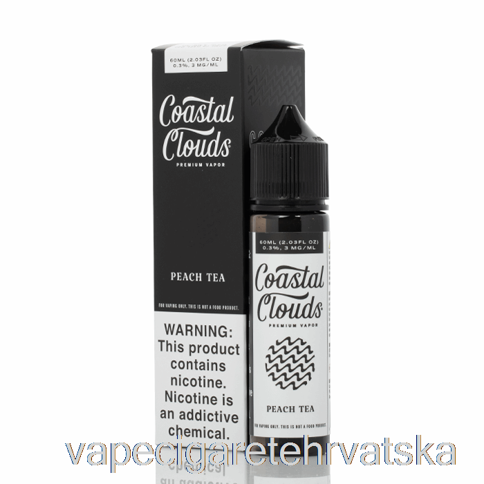 Vape Cigarete čaj Od Breskve - Obalni Oblaci Co. - 60 Ml 3 Mg